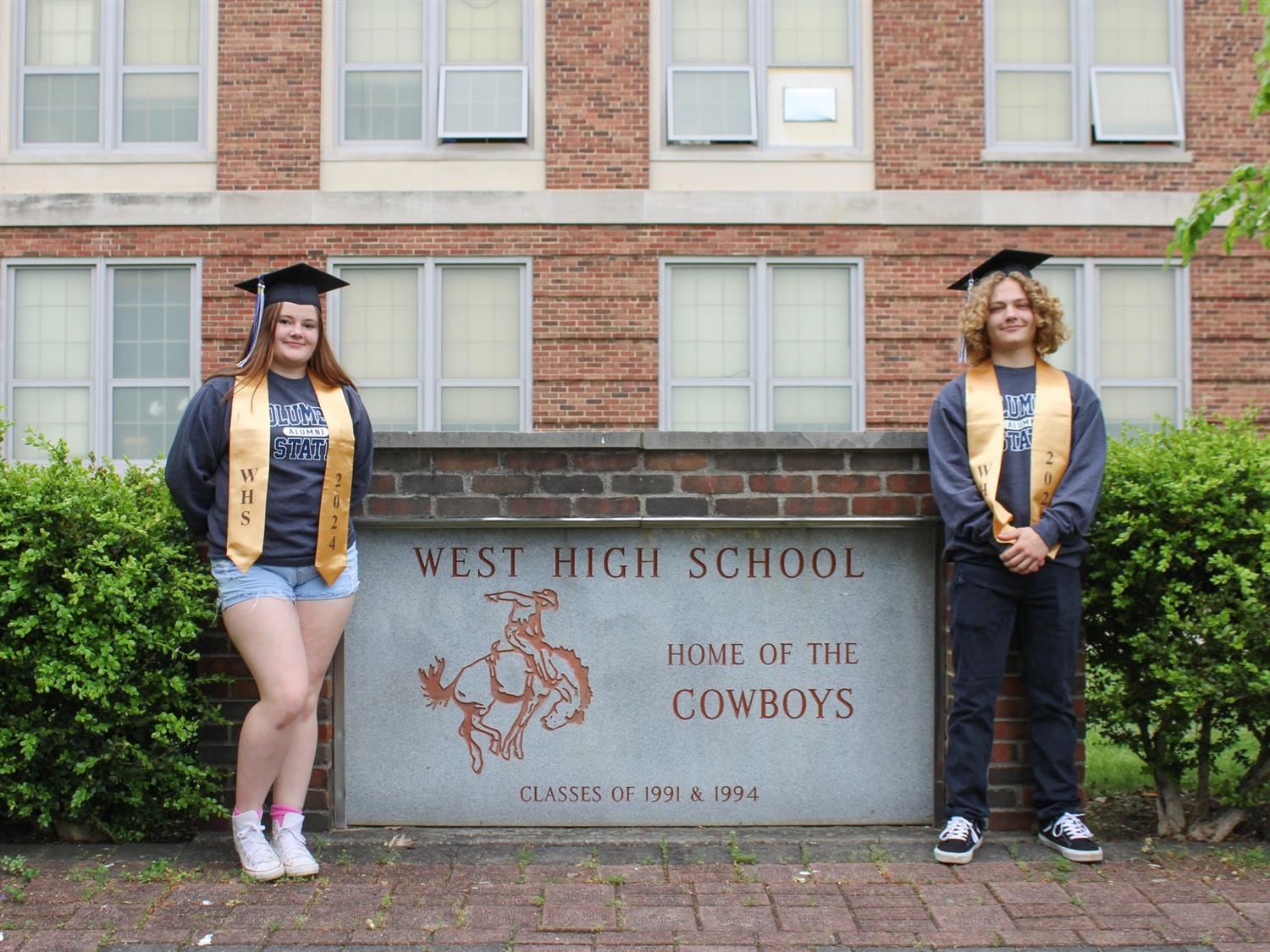 west high school students
